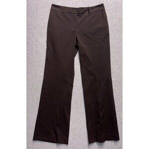 Ann Taylor Signature Full Leg Dress Pants - Dark Brown Women’s Size 4